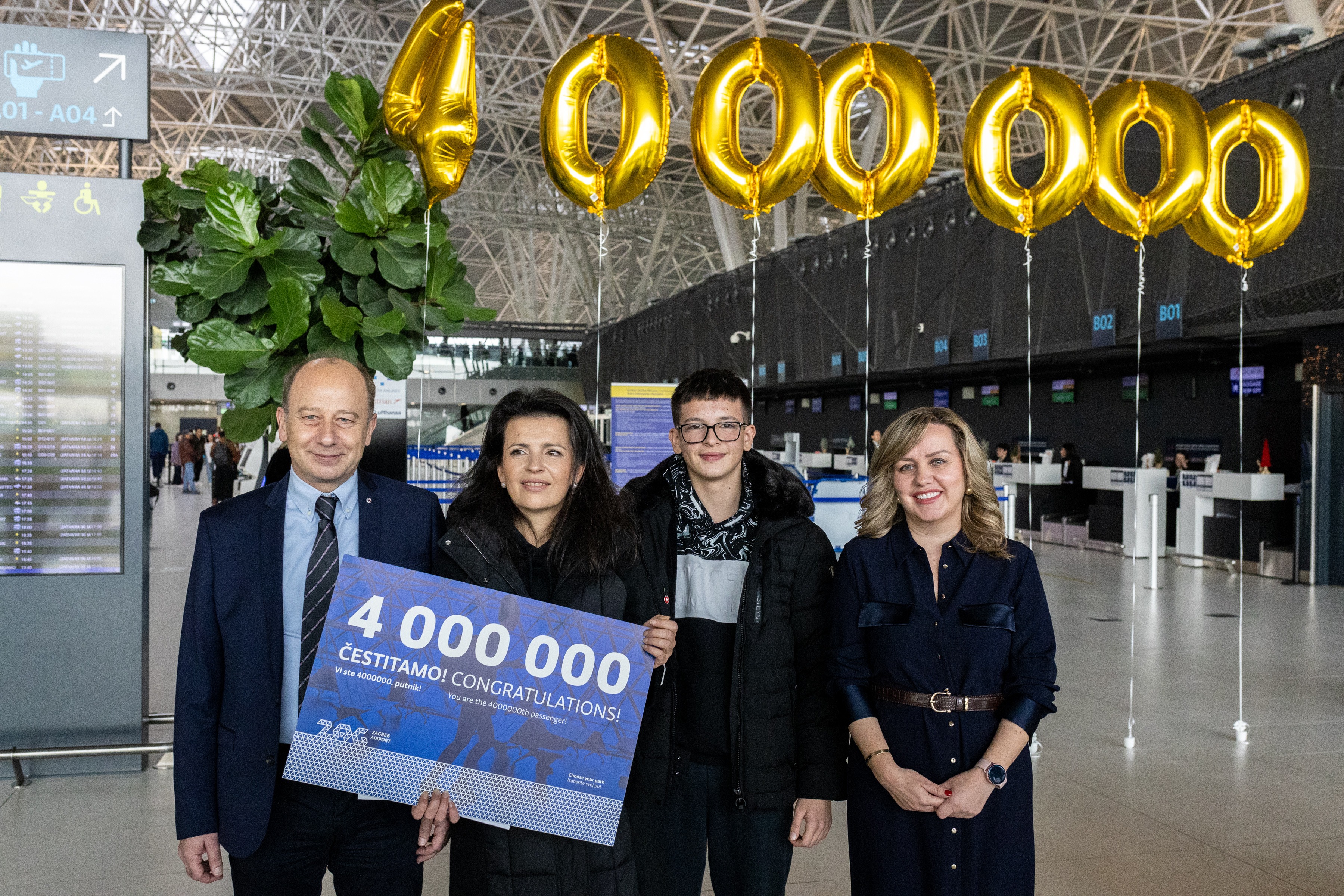 Zagreb Airport Passenger Bullrun: Surpasses 4 Million for the First Time